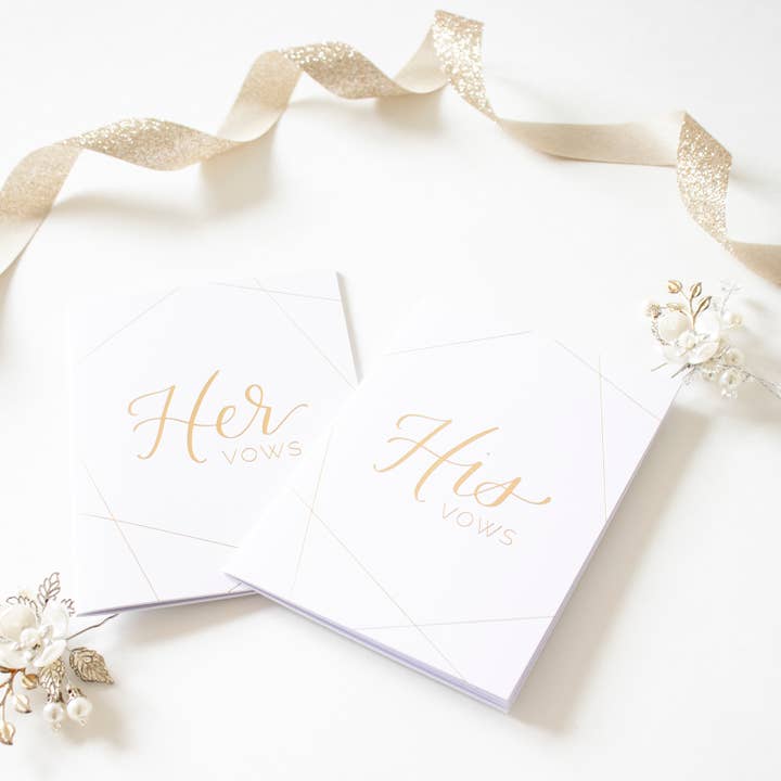 bloom daily planners - Wholesale Journal/Diary - Modern Minimal Wedding Vow Book Set5