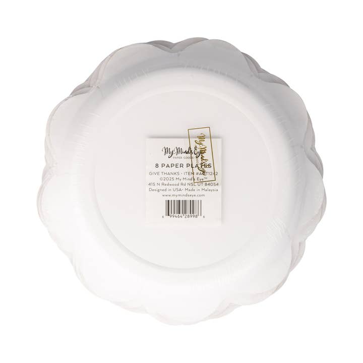 My Mind’s Eye - Wholesale Disposable plate - AGT1242 - Give Thanks Dessert Paper Plate3
