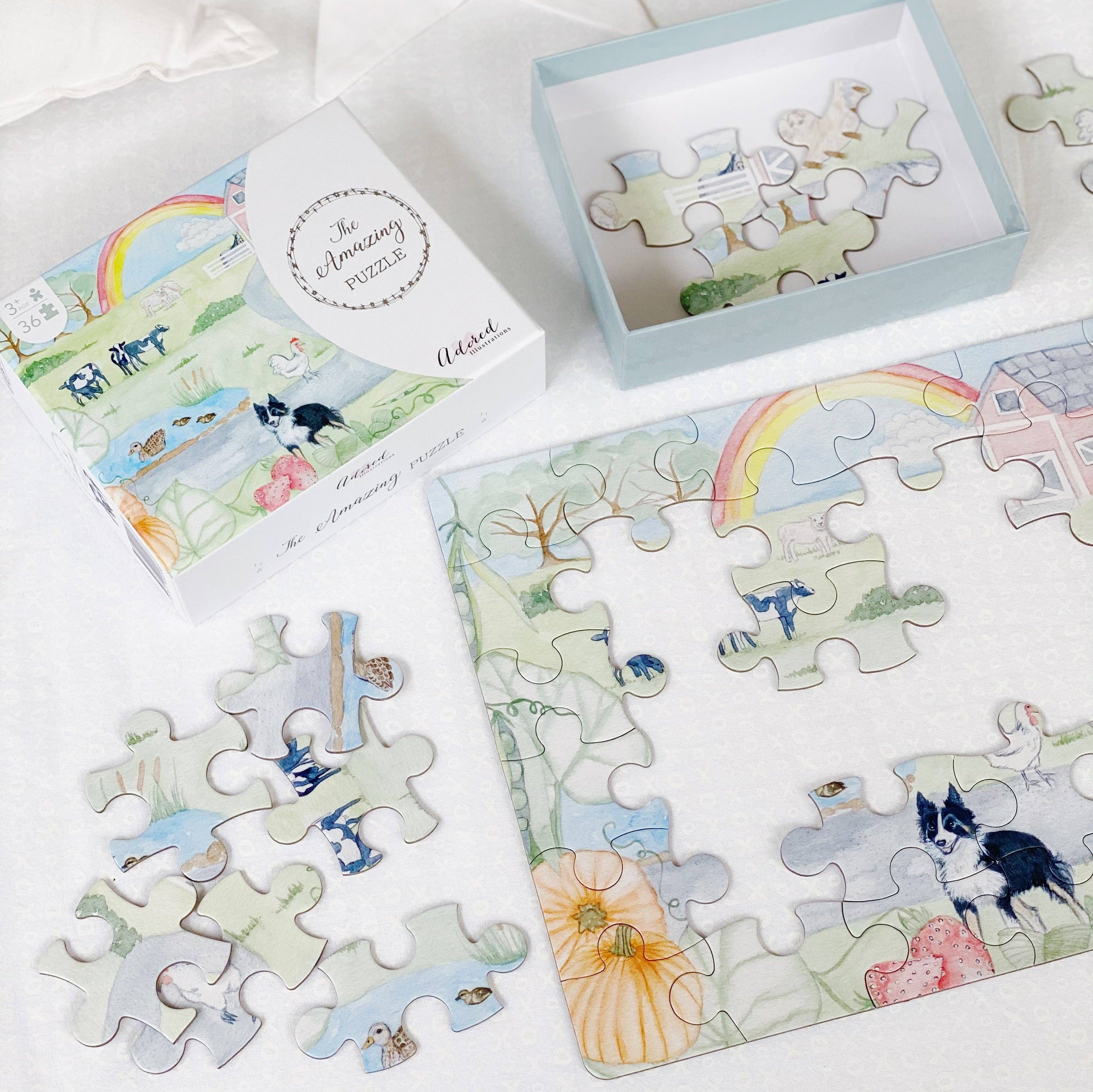 Adored Illustrations - Wholesale Puzzle – Child - The Amazing Puzzle1