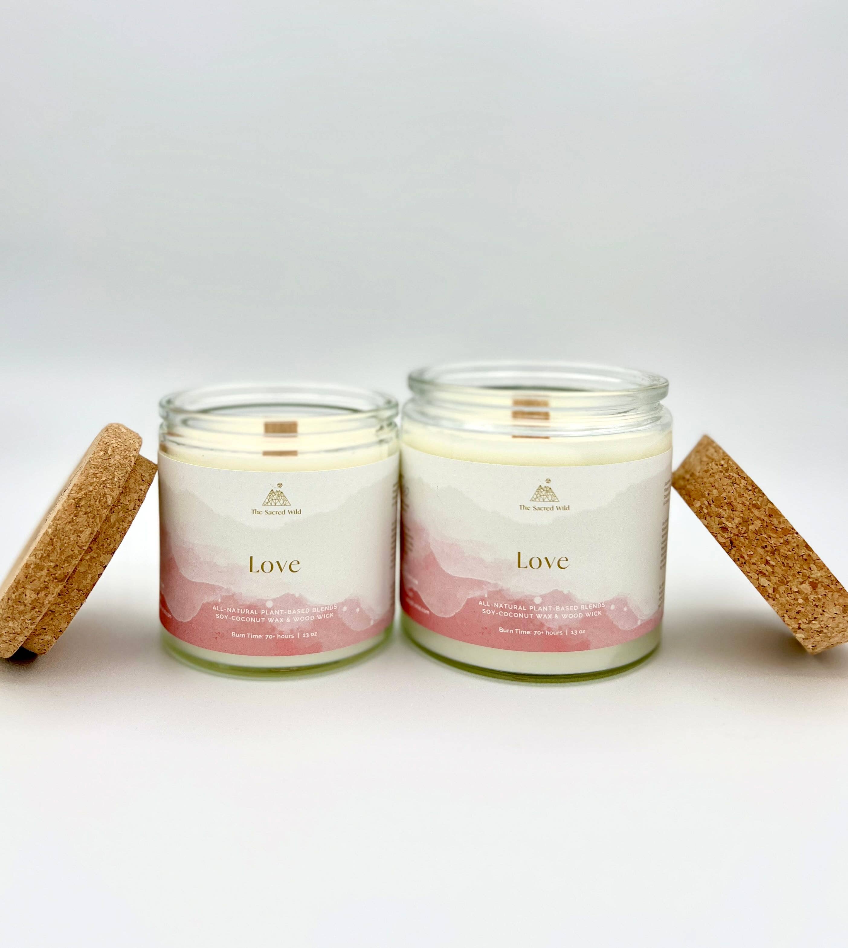 The Sacred Wild Candle Co - Wholesale Jar/Filled Candle - Love Intention Candle7