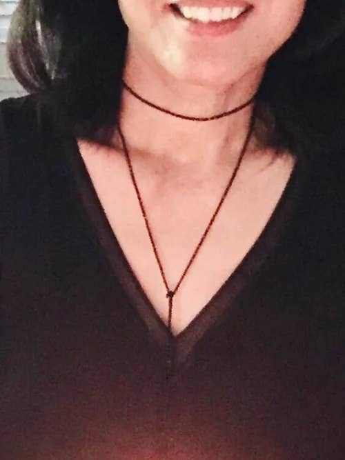 Baroque Pearl Lariat Necklace for wholesale by Cozee Cashmere