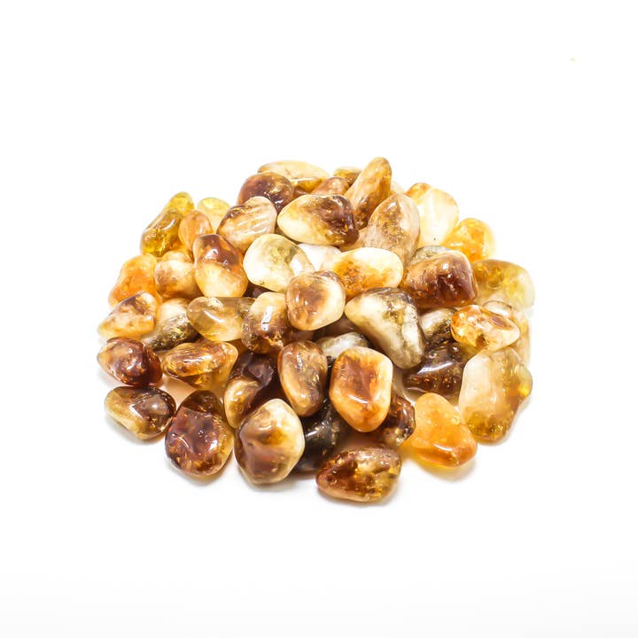 Quasar Gems USA - Wholesale Spiritual Stone/Crystal - Citrine Tumbled Dark 1KG/2Lbs1