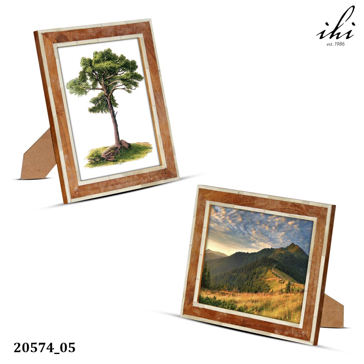 India Handicrafts Inc – Moldura por atacado – Molduras Madeira Borda LG Branco & Preto6