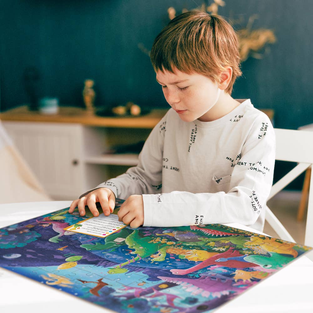 DoDo Brand - Wholesale Puzzle - Kids - Interactive Puzzle For Kids - Look & Find Dinos2
