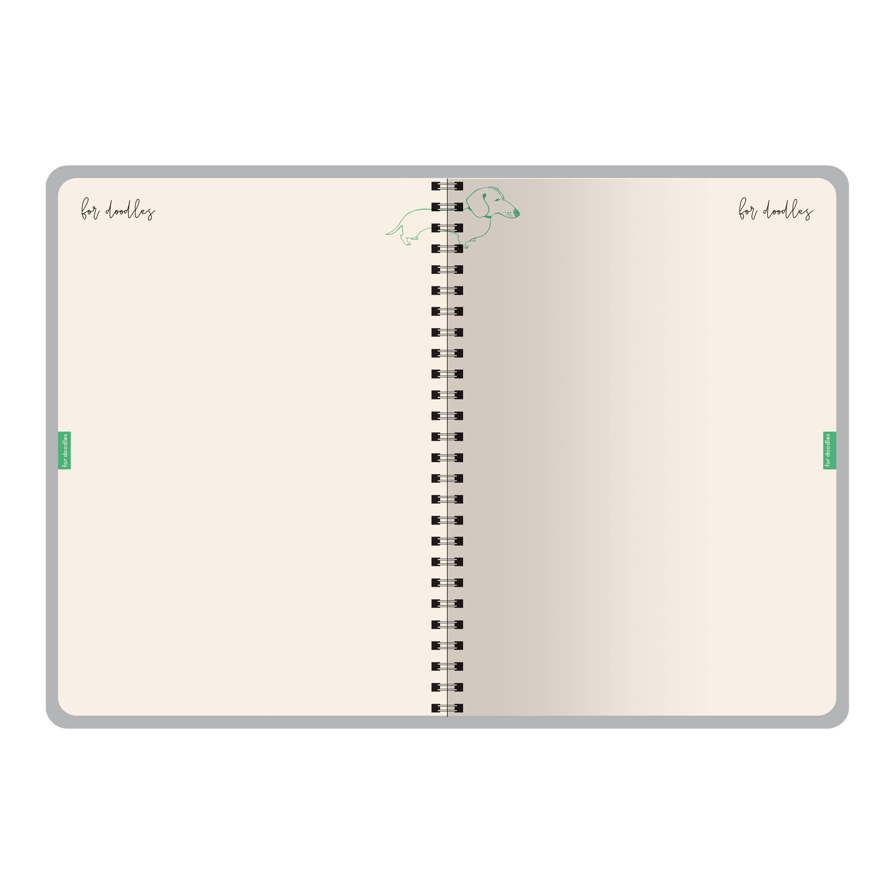 BV by Bruno Visconti - Wholesale Planner - A5 ArtPlanner Spiral Weekly Diary - Forest Flowers7