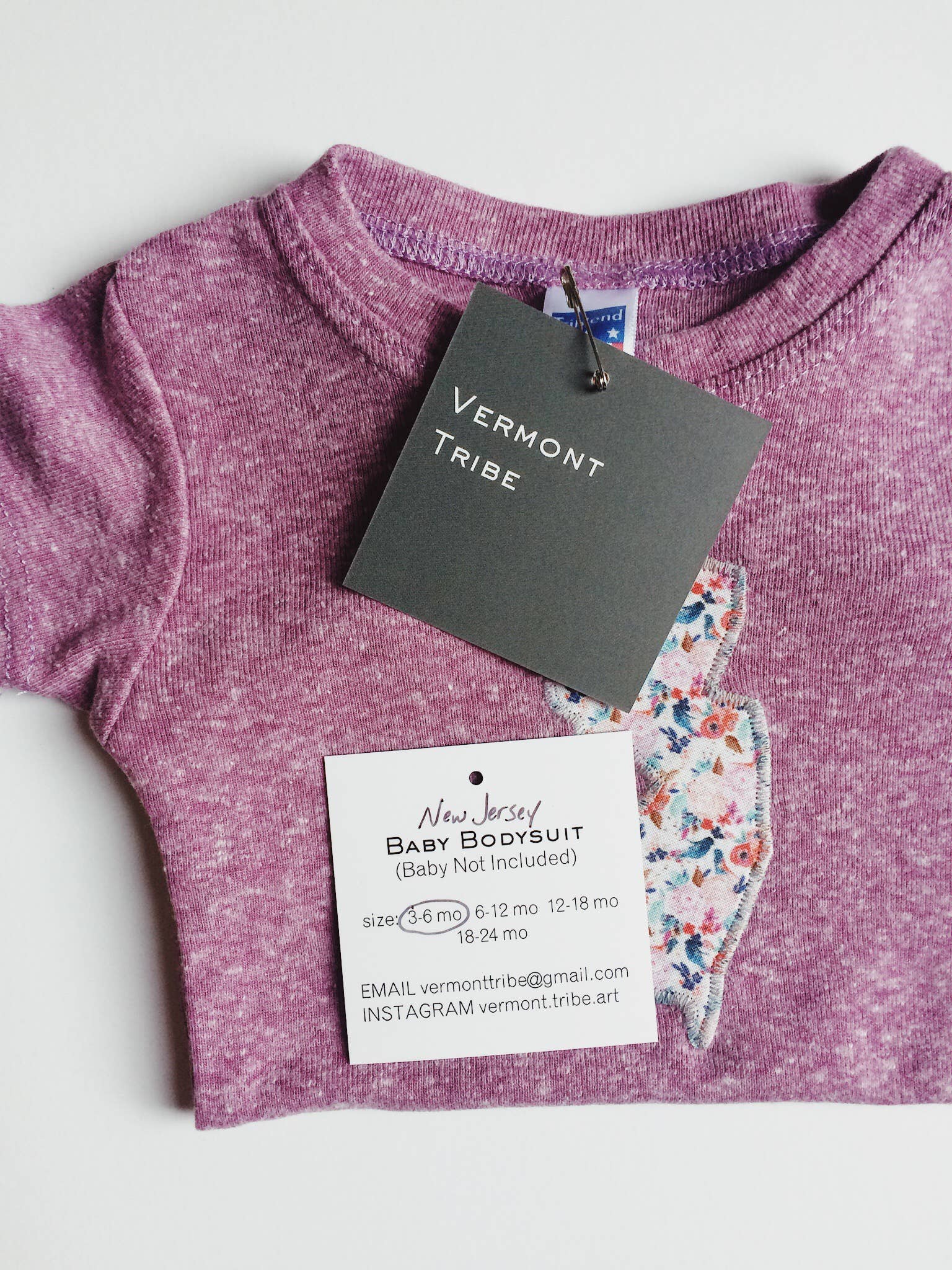 Vermont Tribe - Wholesale Bodysuit (Non-Footed) - Baby - New Jersey Baby Bodysuit - Purple2