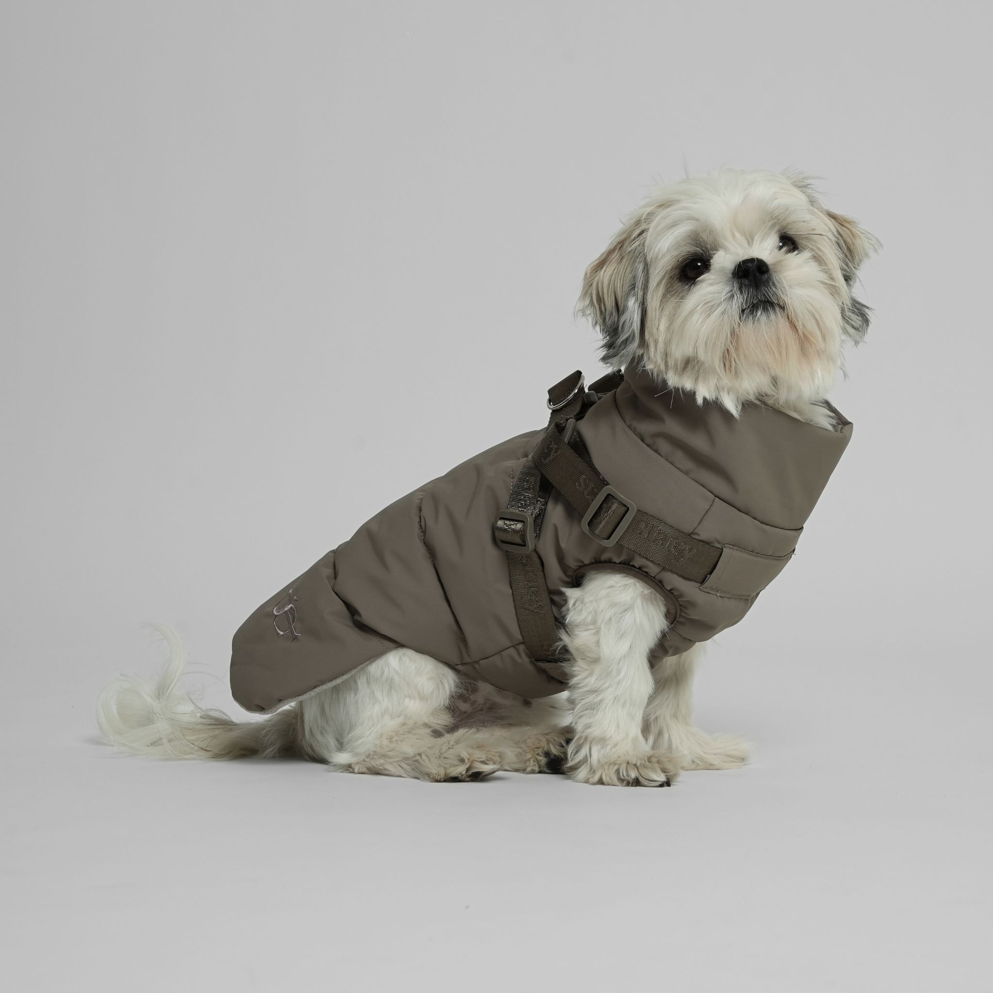 Staey - Wholesale Pet Coat - Dog - Vera Dog Coat with Harness | Sage4