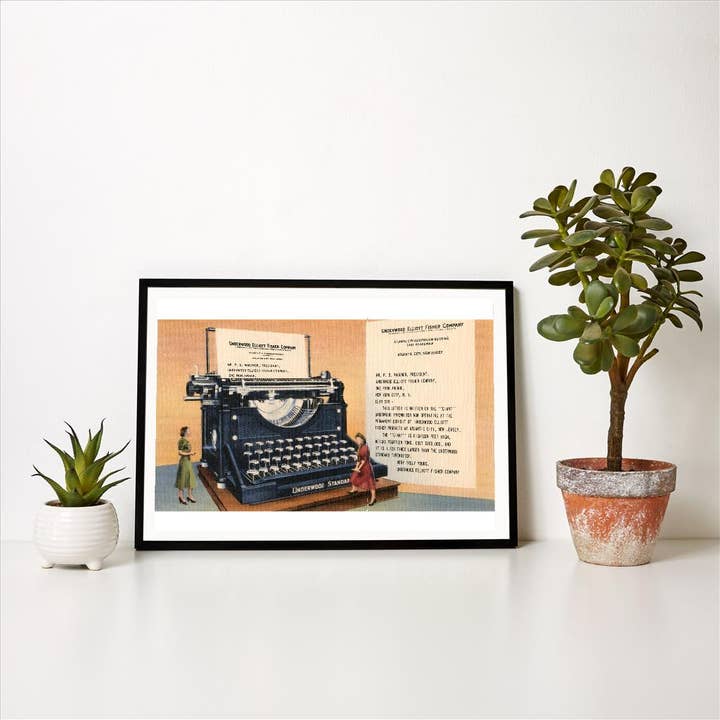 Found Image Press - Vendita all'ingrosso Stampa artistica - Stampa d'Arte LT-150 Gigante Macchina da Scrivere d'Epoca1