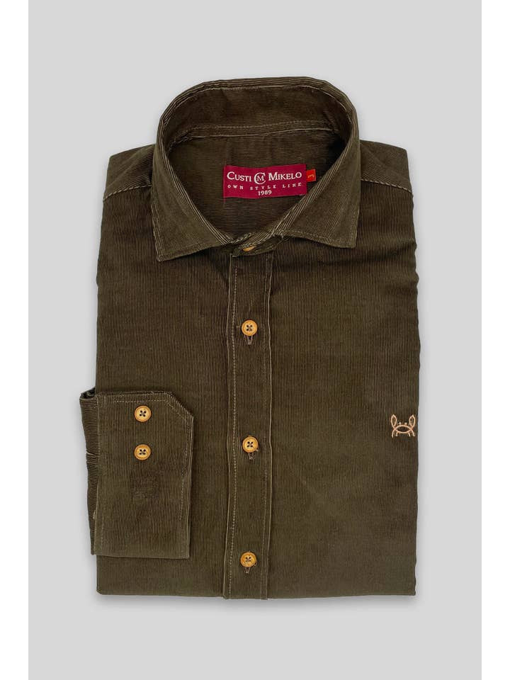 Custi Mikelo: Men's Clothing & Christmas Gifts - Wholesale Button Down Shirt - Men's - Khaki microfleece shirt3