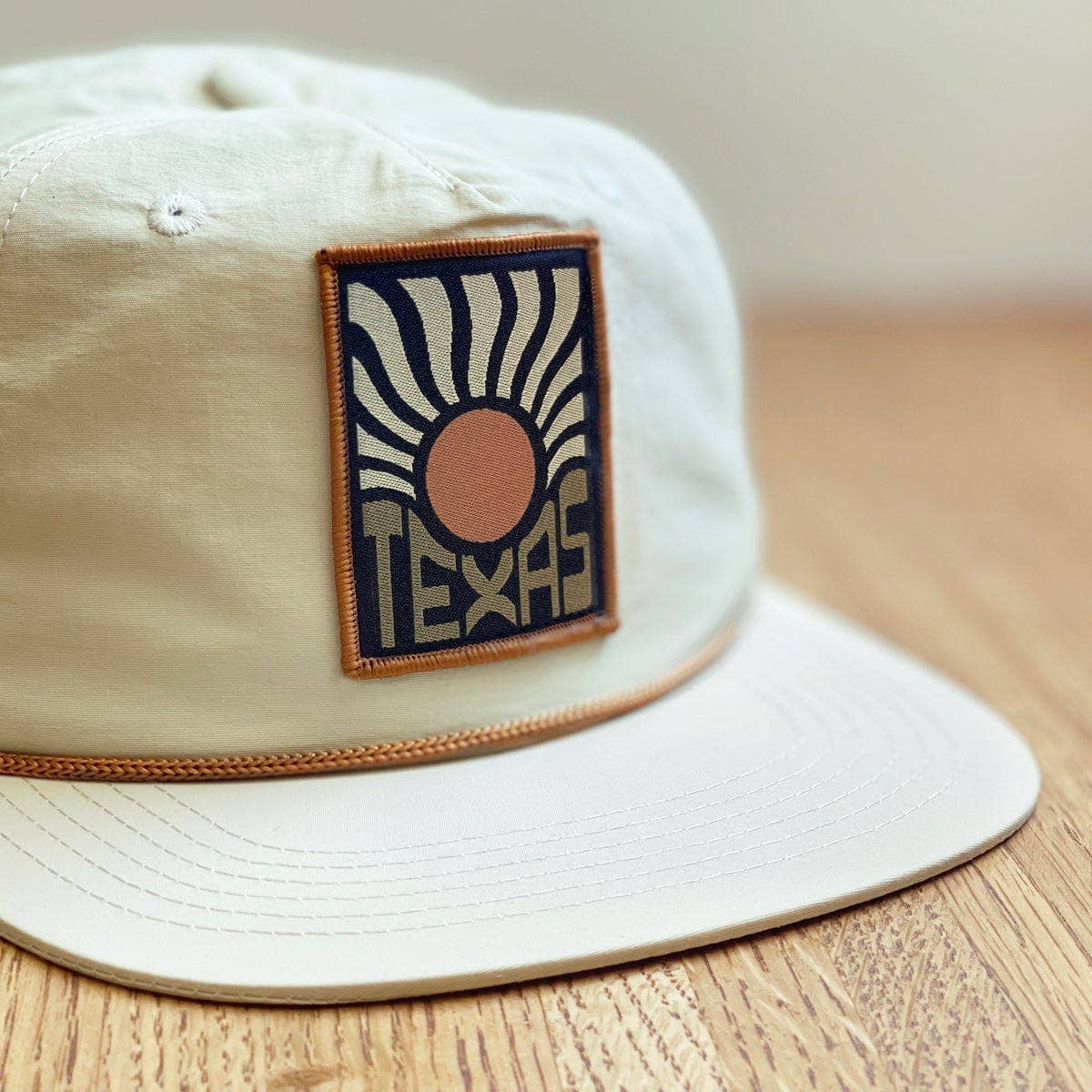 River Road Clothing Company – Boné - Unissexo por atacado – Boné Texas Sun Rope estilo vintage com ajuste snapback2