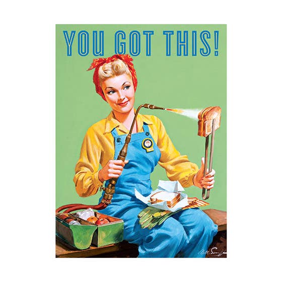 Laughing Elephant - Wholesale Encouragement Card - Rosie the Riveter - Encouragement Card1