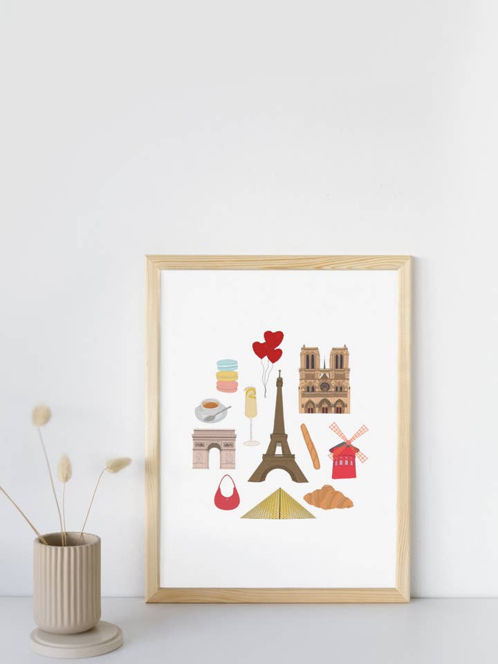 Imprimé Paris pour la vente par Teddy Rae Prints