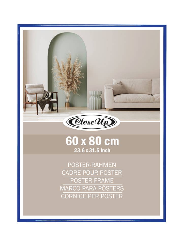 Plakatramme 60 x 80 cm blå for engroshandel hos Close Up GmbH