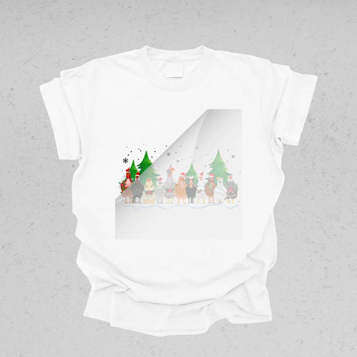 DTF Office - Wholesale Sublimation Transfer - Christmas Chicken DTF Transfer1