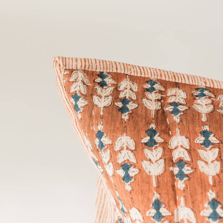 Co.House Designs - Wholesale Bedding Pillowcase/Sham - Blossom Block Print Sham