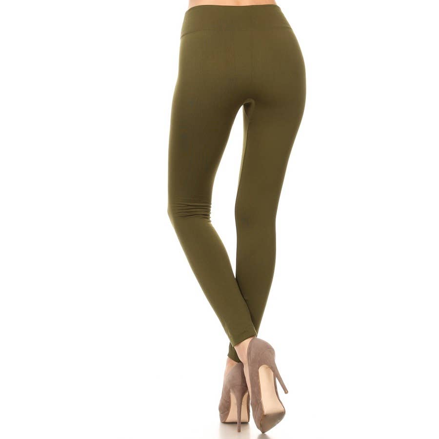 Leggings Depot - Vendita all'ingrosso Leggings - Donna - Leggings con fascia elastica a vita alta e interno in pile3
