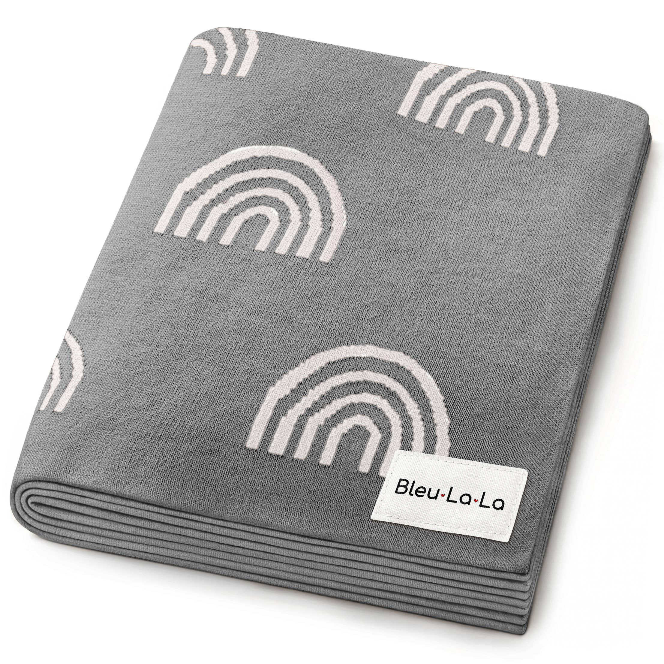 Bleu La La - Venta al por mayor Mantita - Bebés - Manta para bebé 100% algodón de lujo con diseño de arcoíris0