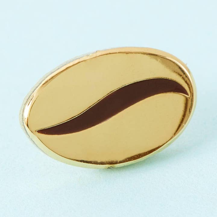 Pin esmaltado en grano de café para venta al por mayor de Punky Pins