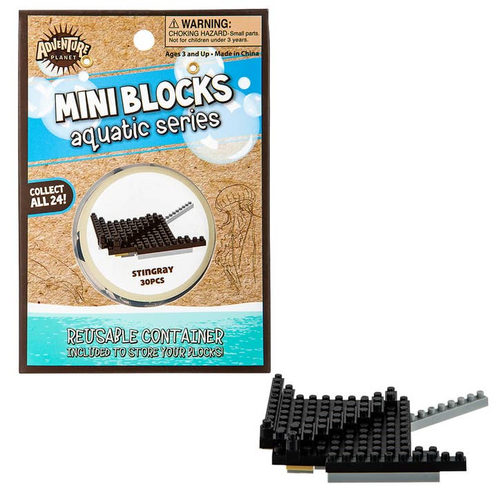 MINI BLOCKS STINGRAY LLB Blokken voor kinderen Baby voor wholesale door La Luna Bella - Toys