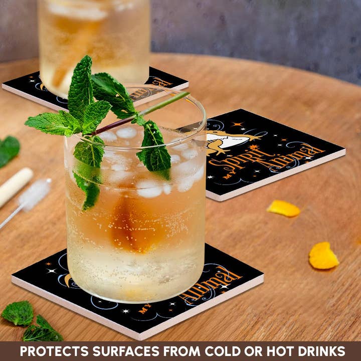 3dRose - Wholesale Coasters - 3dRose, Funny Cute Bearded Dragon Lizard My Spirit Animal Spirit Guide, Coaster2