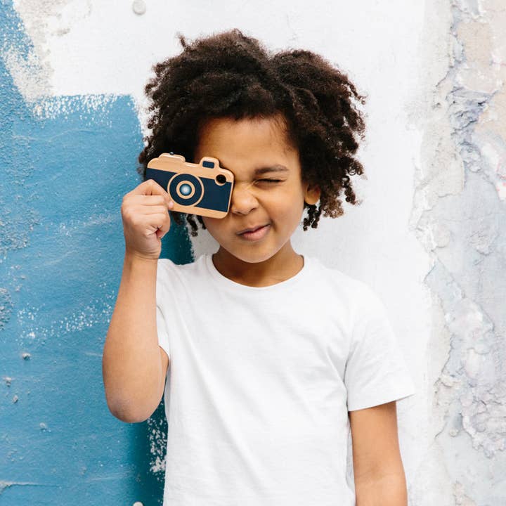 Make Me Iconic - Wholesale Houten speelgoed - Kinderen - HOUTEN SPEELGOED - LOSSE MUNTJES CAMERA