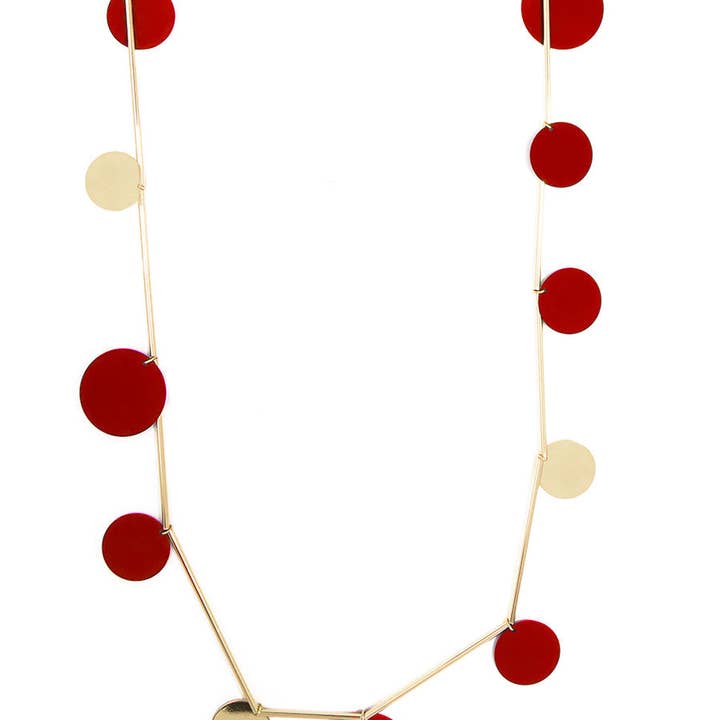 ZENZII Jewelry - Vendita all'ingrosso Collane a bavaglio - Collana Lunga a Cerchio Piatto6