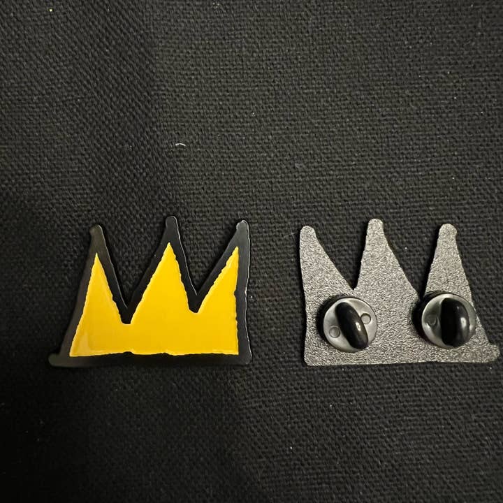B-Side - Wholesale Lapel Pin/Button - Basquiat Pin1