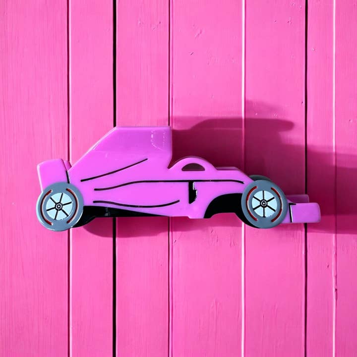 Pink F1 Car Hair Clip/Claw - F1 Academy for wholesale by FuchsiaPinks