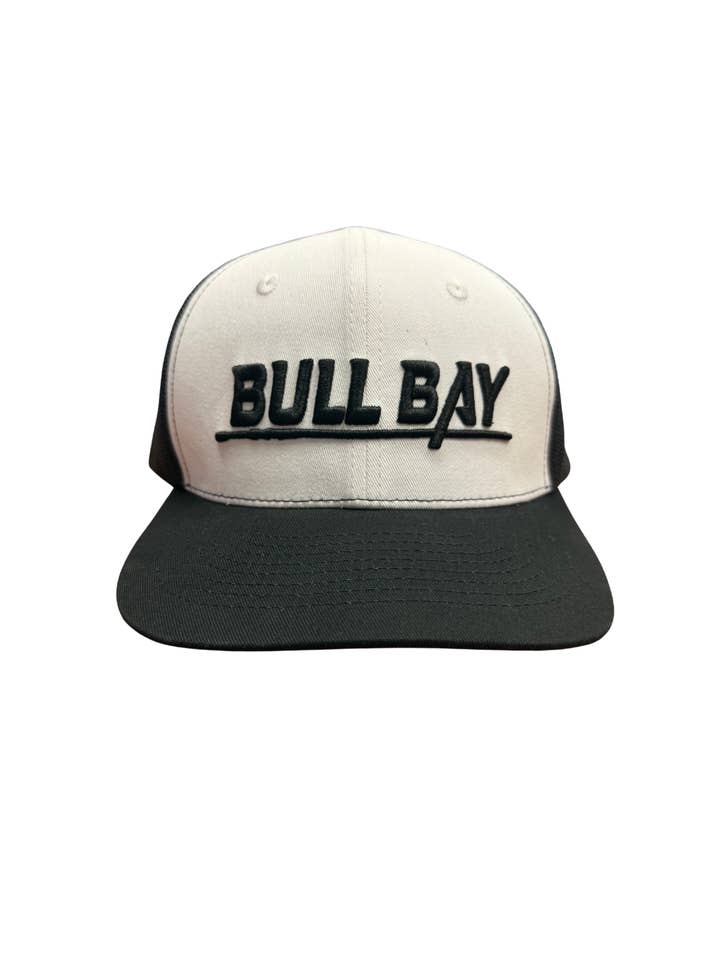 Fieldcore Hat: Modern Bull Bay - Black/White for wholesale by Bull Bay