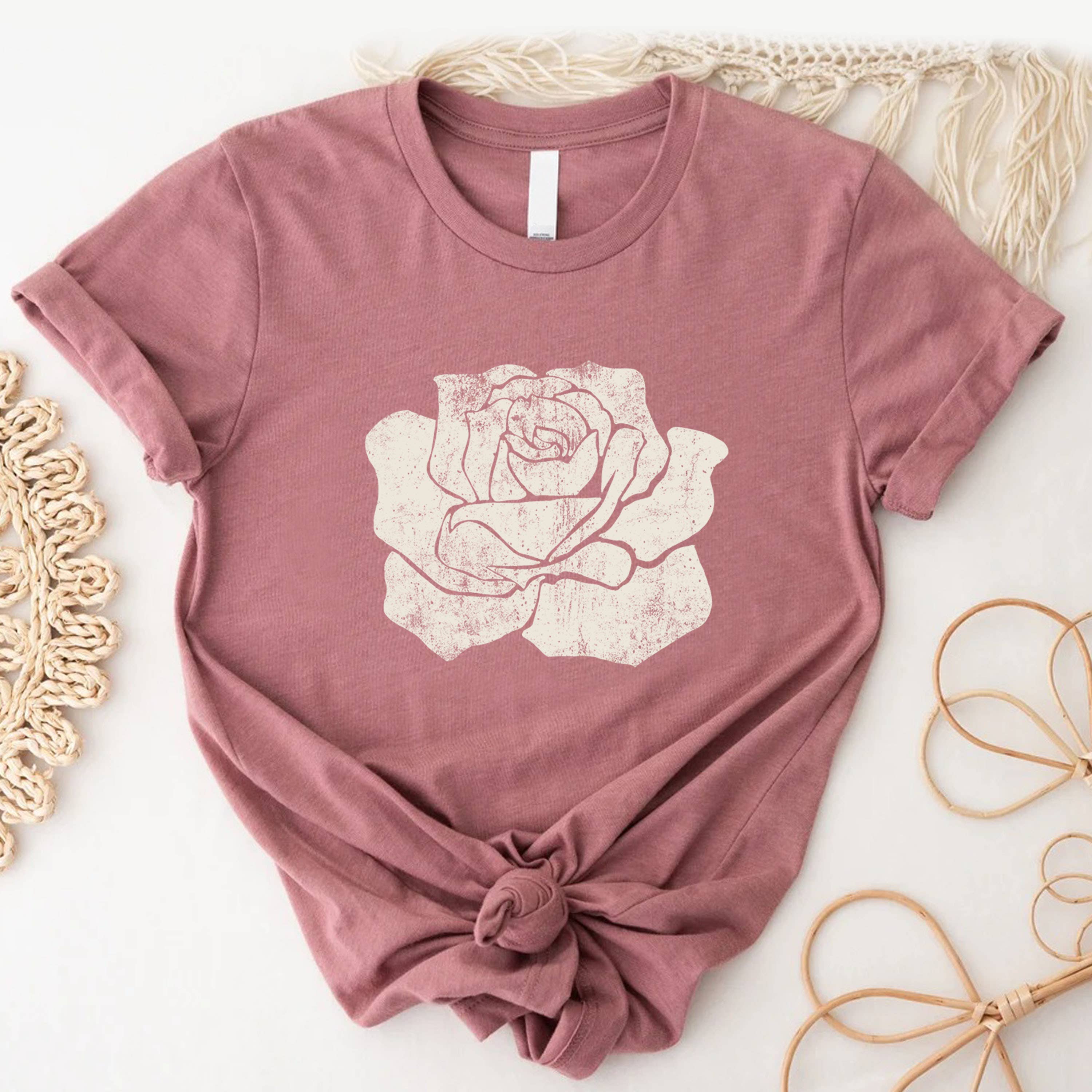 STARCHIS – Engroshandel T-shirt med print - Dame – ROSE3