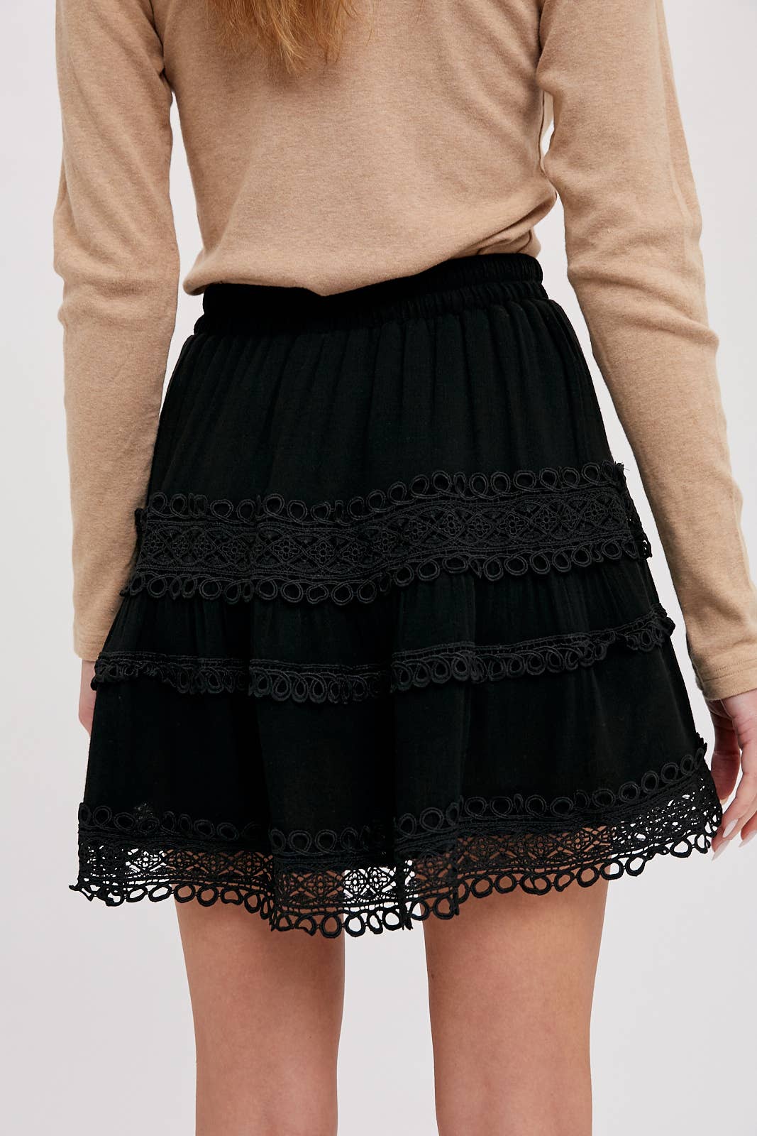 Bluivy – wholesale Skirt – Women’s – LACE TRIM MINI SKIRT8
