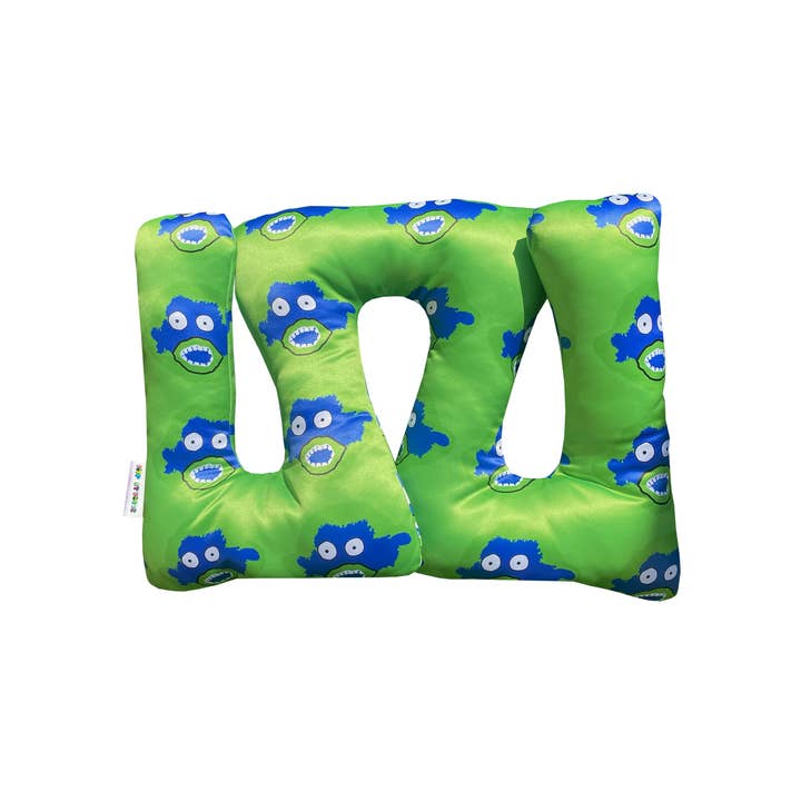 The Bambino Swiggle - Printed Throw Cushion for wholesale by Imp Studioz