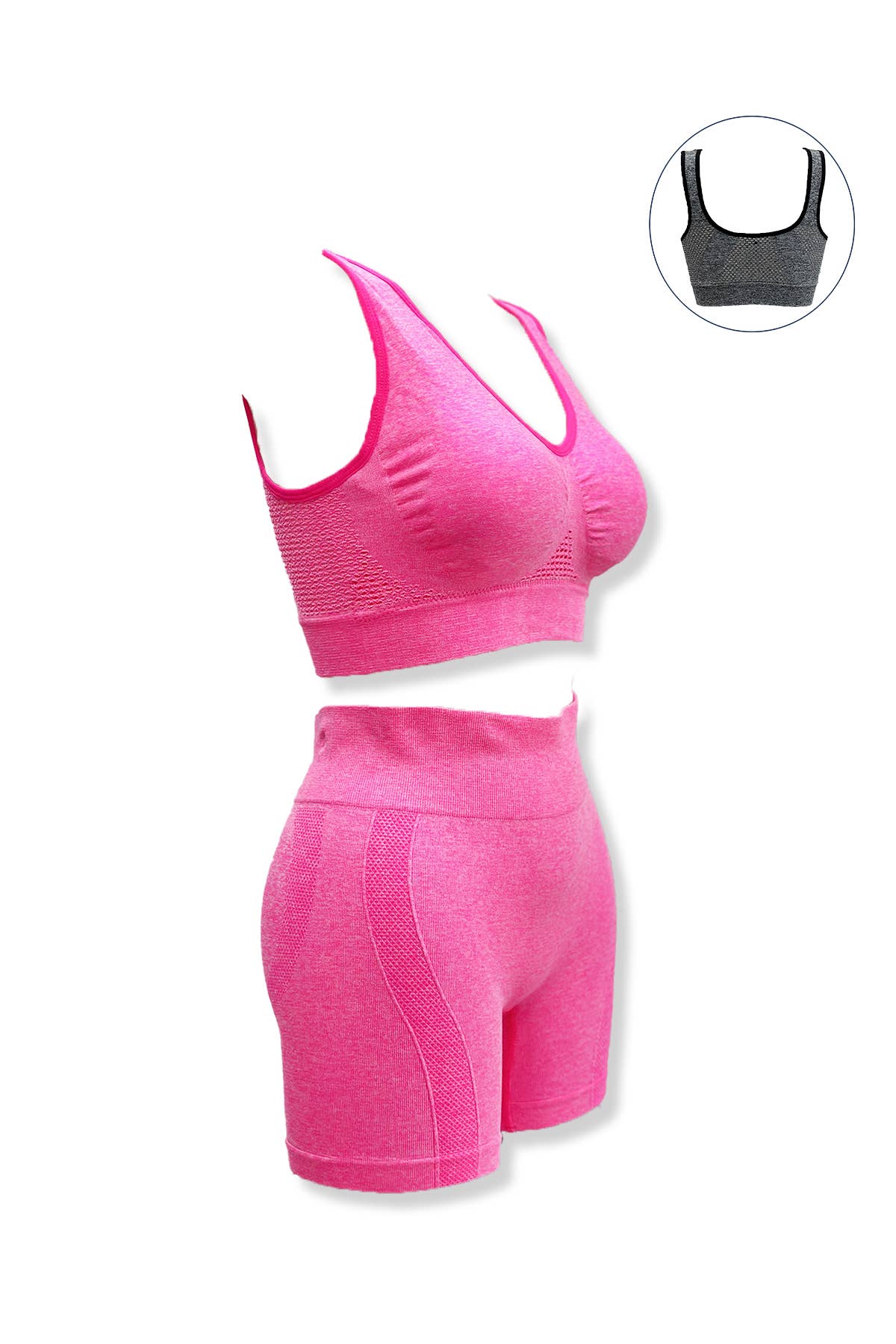 Belle Com'Elle - Wholesale Activewear Set - Women's - Ribbed Sports Set1