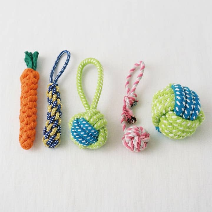 kapeit - Wholesale Pet Toy - Cat/Dog - Durable Cotton Rope Knot Toy for Dogs