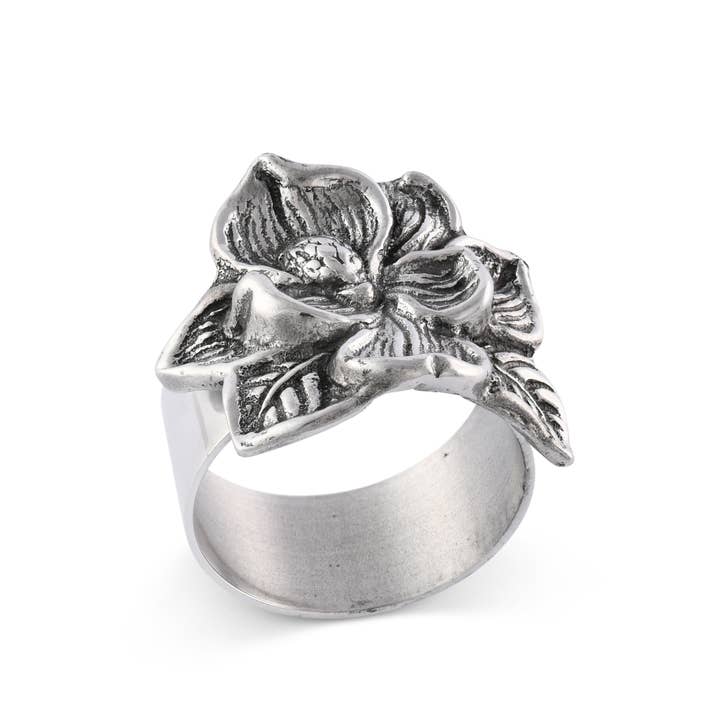 Arthur Court – wholesale Napkin ring – Magnolia Napkin Rings - set of 4