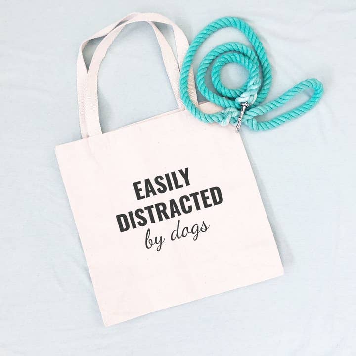 Woofsie - Wholesale Tote Bag - Women's - Easily Distracted by Dogs Tote Bag1