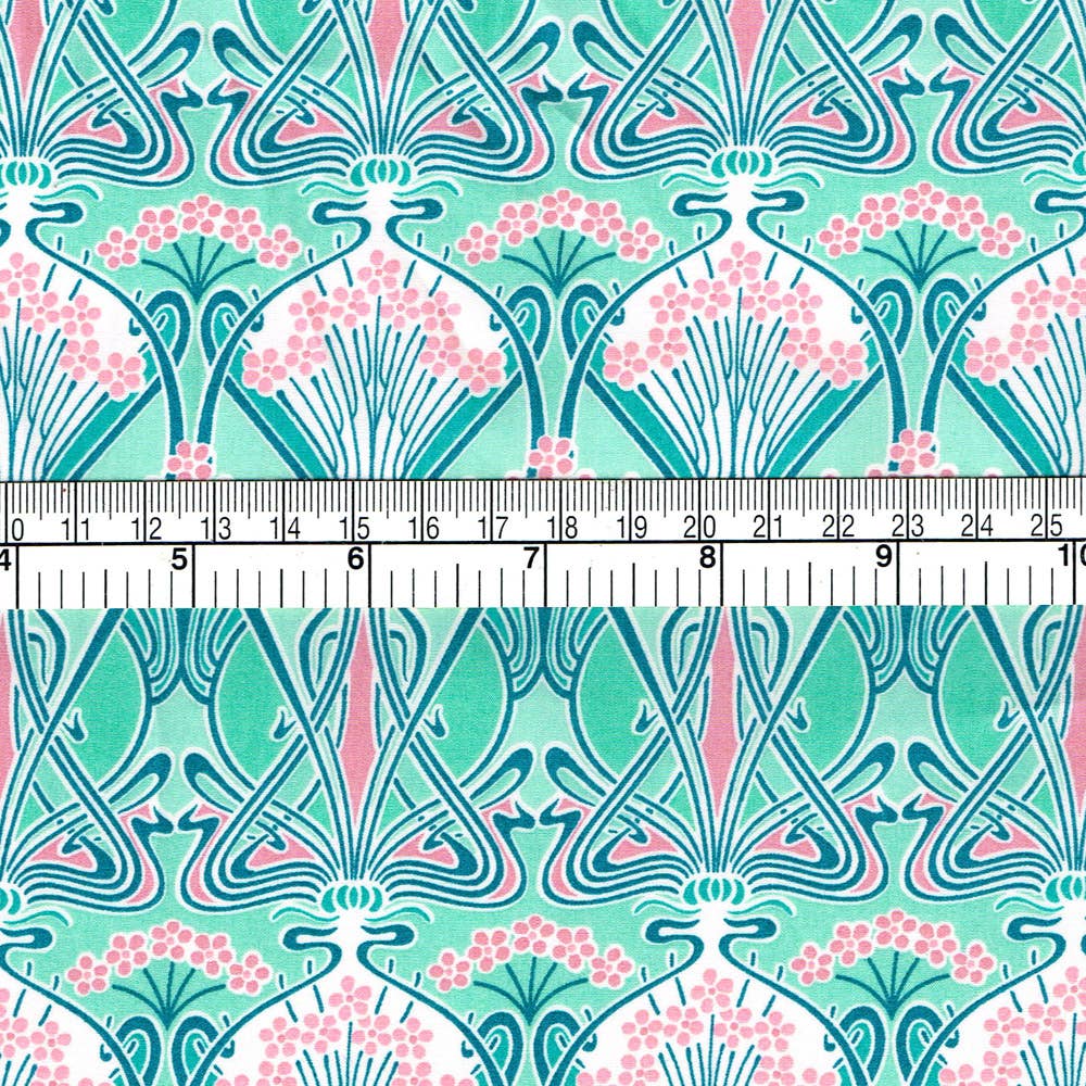Alice Caroline – wholesale Fabric – Exclusive Liberty Tana Lawn Fabric Ianthe Apple Mint X2