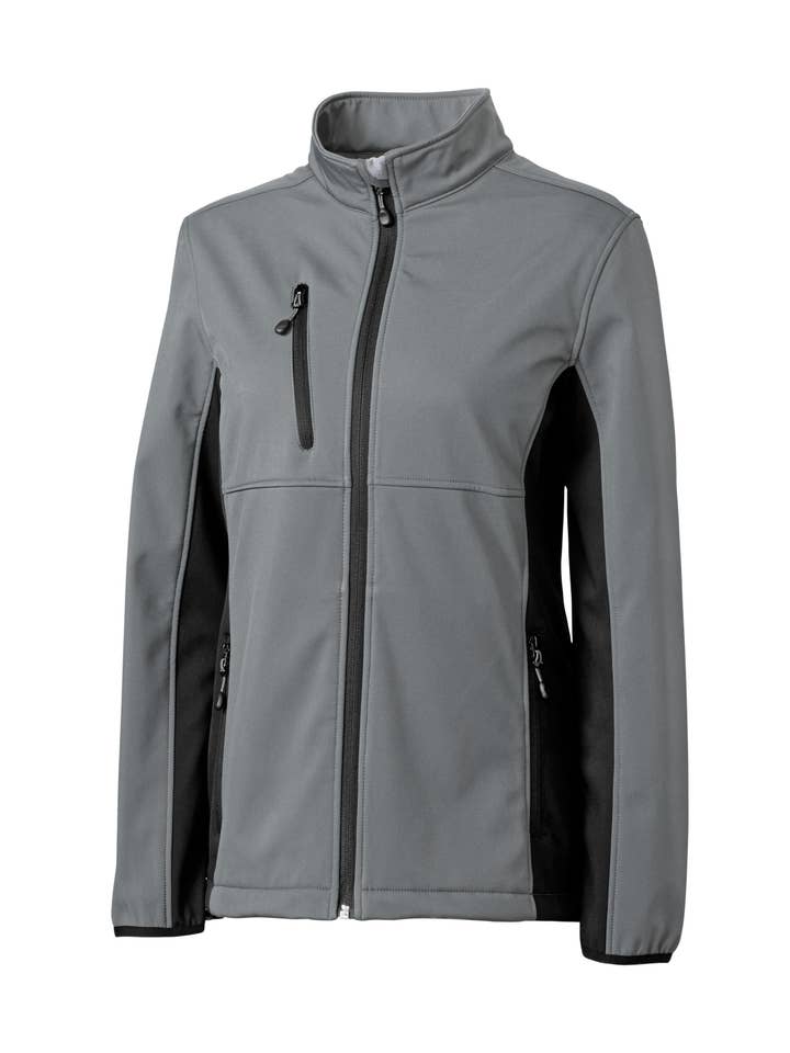 Cutter & Buck - Wholesale Athletic Jacket - Women's - Clique Narvik Softshell Full Zip Womens Jacket2