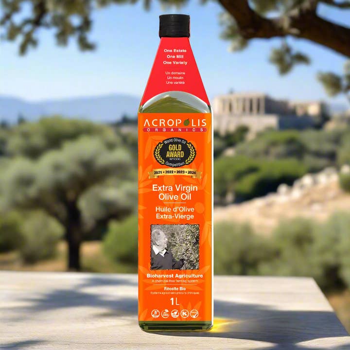 Extra Virgin Olive Oil - Bioharvest 1L for wholesale by Acropolis Organics