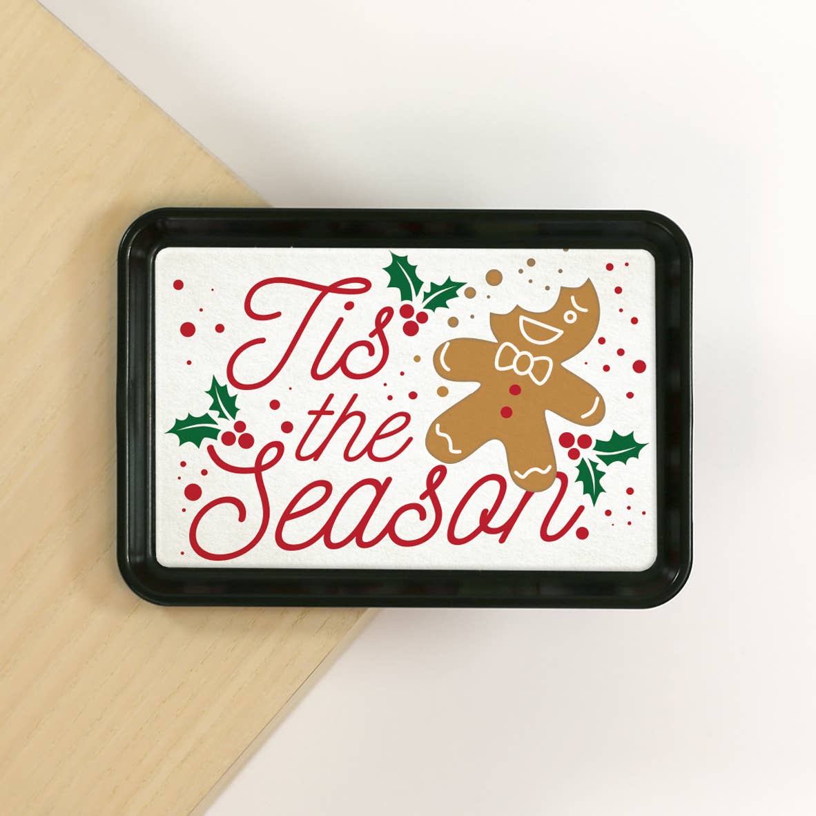 Lucy Lu Designs - Wholesale Decorative Tray - Tis The Season Christmas Cookie Holiday Classic Tray0
