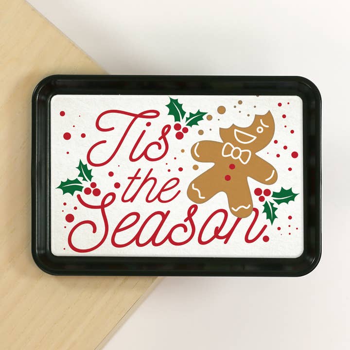 Lucy Lu Designs - Wholesale Decorative Tray - Tis The Season Christmas Cookie Holiday Classic Tray0