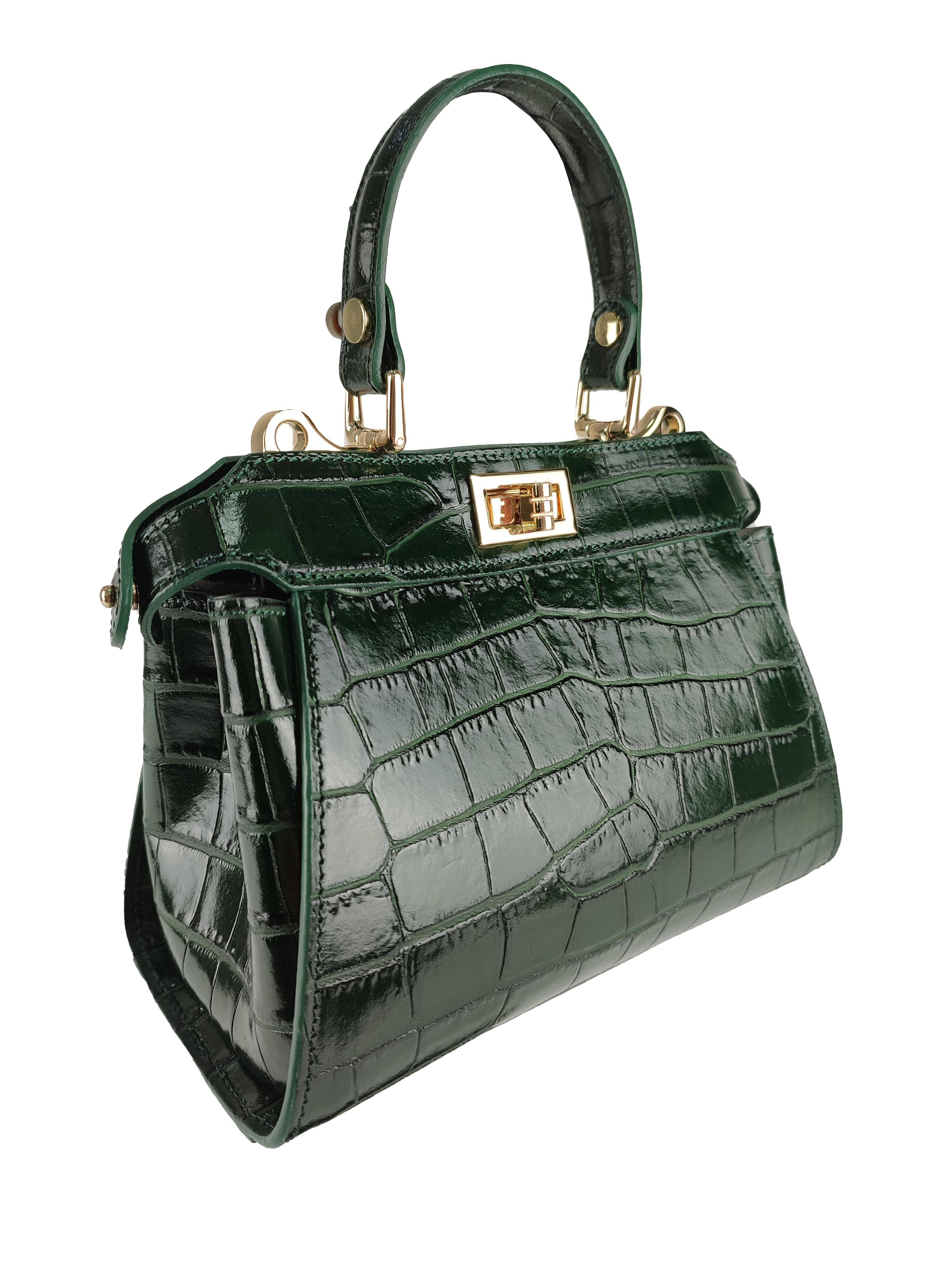 Florence Leather – wholesale Top handle bag – women's – Leather handbag with swivel closure1