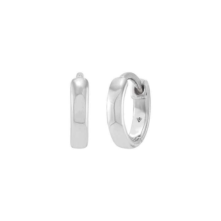 Boucles d'oreilles créoles 'Mini Iconic' en argent sterling Silpada pour la vente par Silpada