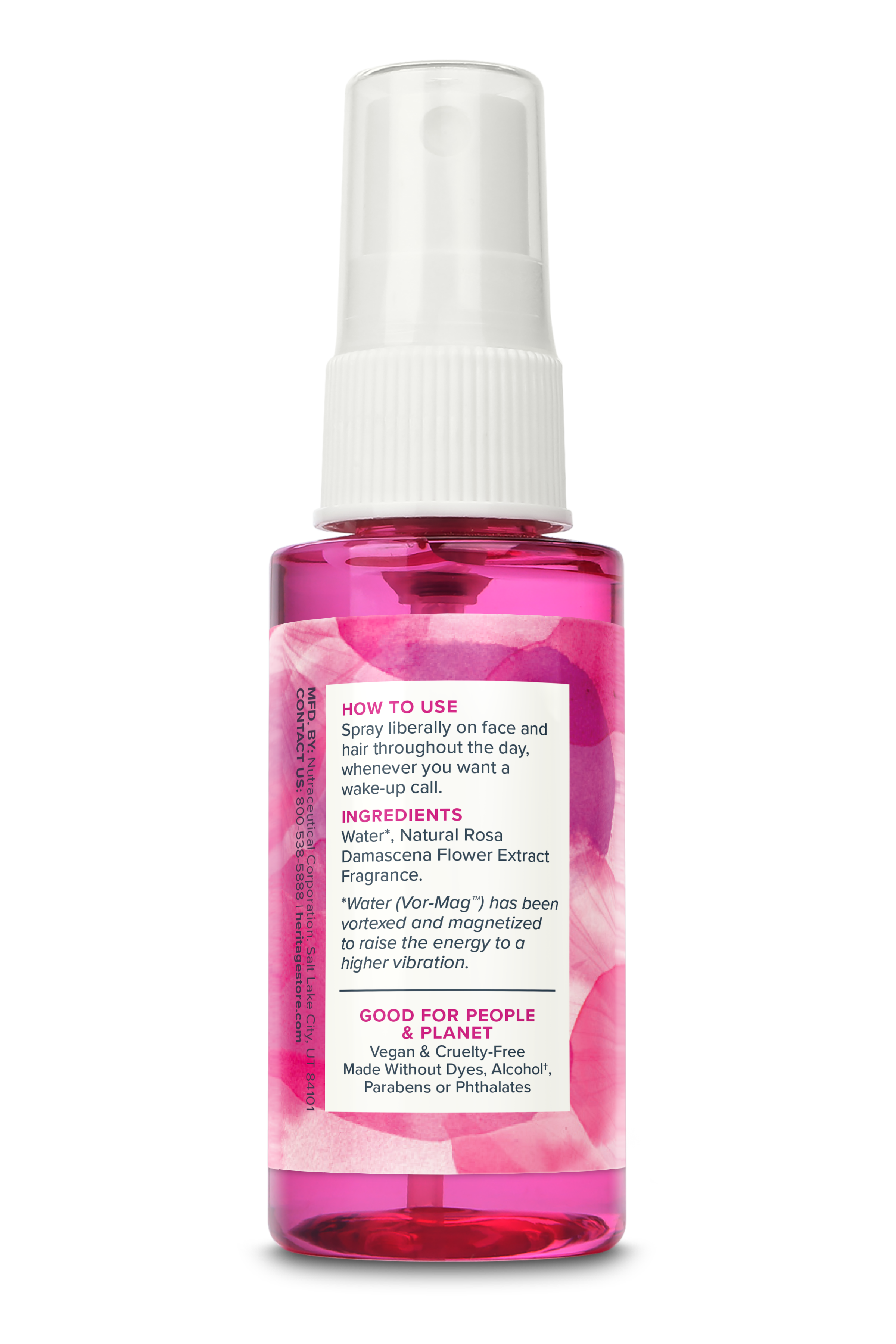 Heritage Store - Wholesale Face & Body Mist/Water - Rosewater 2oz/4oz/8oz9