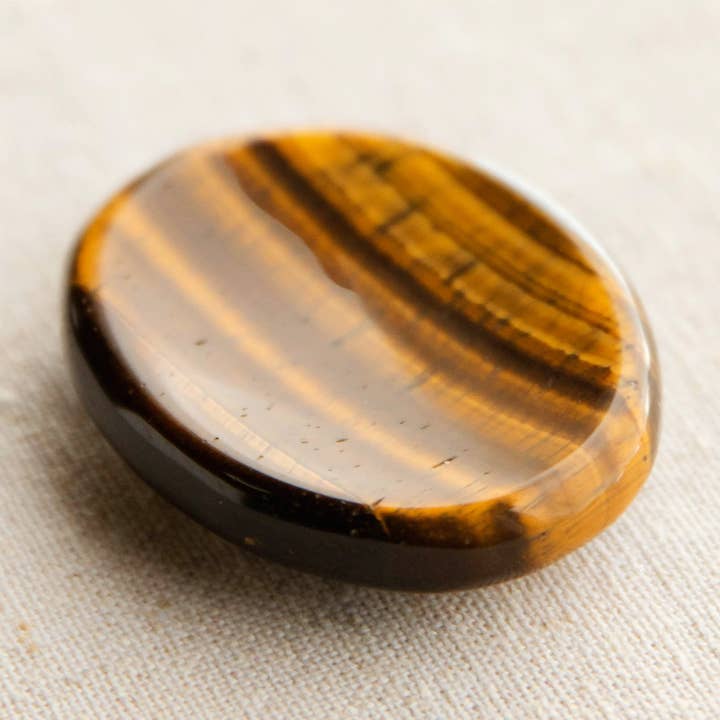 Tiny Rituals - Wholesale Spiritual Stone/Crystal - Tiger Eye Worry Stone0