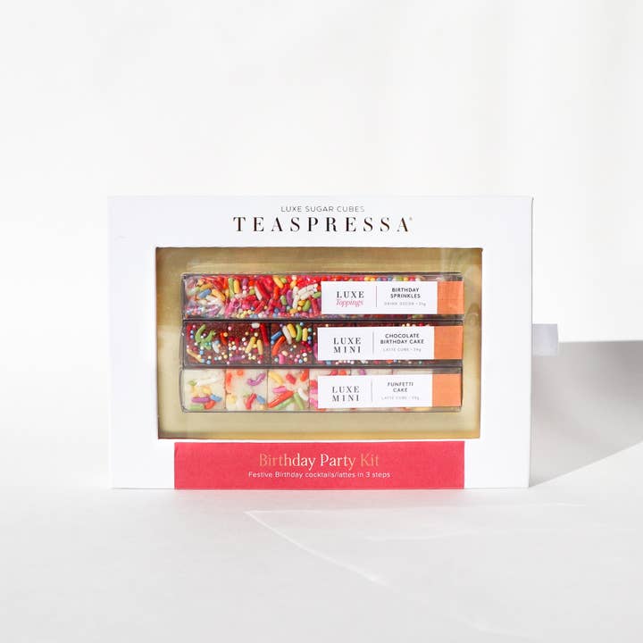 TEASPRESSA | LUXE Mixer Cube - Wholesale Cocktail mix/syrup - BIRTHDAY PARTY KIT | Wholesale1