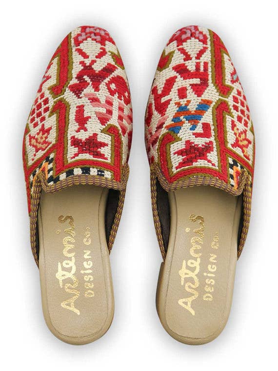 Women's Sumak Kilim Mules - Size 6 for wholesale by Artemis Design Co.
