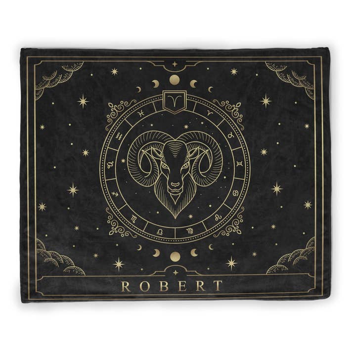 Manta de Lançamento Personalizada: Zodíaco por atacado de Sam and Zoey