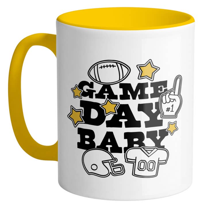 Lucky Luna Apparel - Wholesale Coffee Mug - Game Day Baby Ceramic Mug1