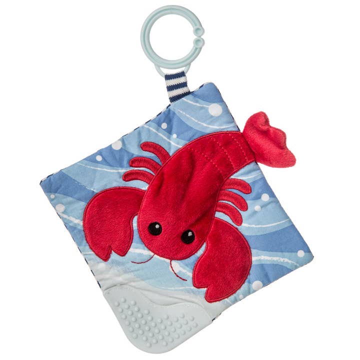 Lobbie Lobster Crinkle Teether for wholesale by Mary Meyer